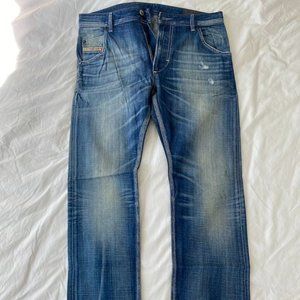 BRAND NEW WITH TAGS Diesel Krooley Blue Eyecons 2011/2 Vintage slim straight